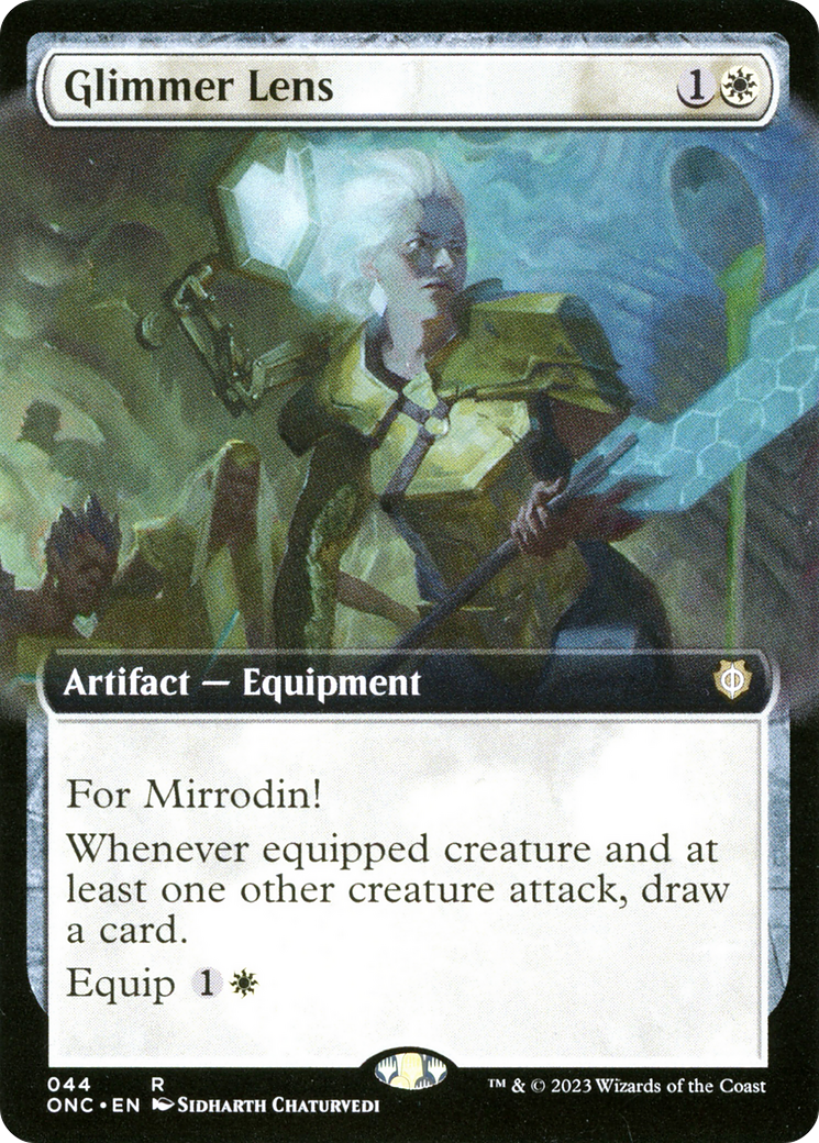Glimmer Lens (ONC-044) - Phyrexia: All Will Be One Commander: (Extended Art) - Premium MTG Single from Wizards of the Coast - Just $0.14! Shop now at Game Crave Tournament Store