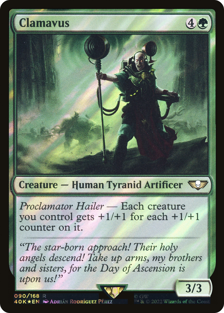 Clamavus (40K-90★) - Warhammer 40,000 Commander Foil - Premium MTG Single from Wizards of the Coast - Just $0.94! Shop now at Game Crave Tournament Store