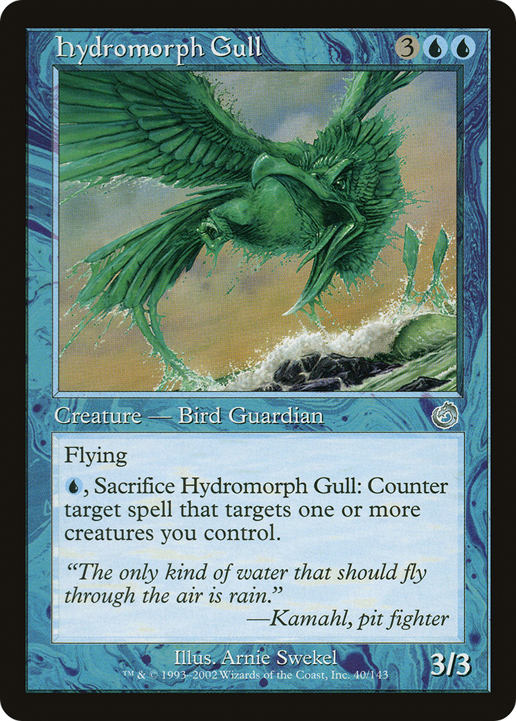 Hydromorph Gull (TOR-040) - Torment Foil - Premium MTG Single from Wizards of the Coast - Just $0.59! Shop now at Game Crave Tournament Store