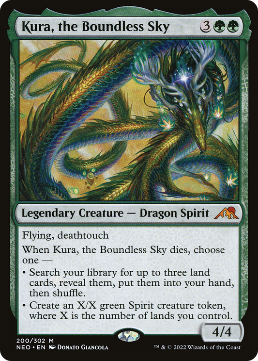 Kura, the Boundless Sky (NEO-200) - Kamigawa: Neon Dynasty Foil - Premium MTG Single from Wizards of the Coast - Just $0.62! Shop now at Game Crave Tournament Store