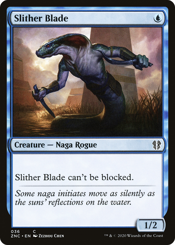 Slither Blade (ZNC-036) - Zendikar Rising Commander - Premium MTG Single from Wizards of the Coast - Just $0.29! Shop now at Game Crave Tournament Store