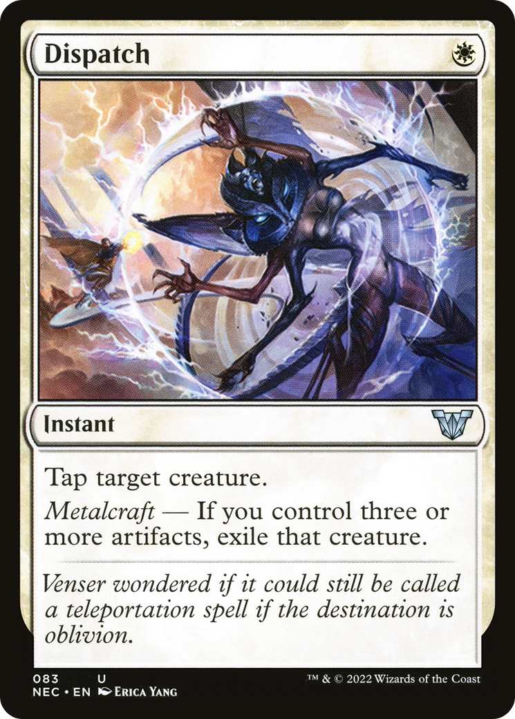 Dispatch (NEC-083) - Neon Dynasty Commander - Premium MTG Single from Wizards of the Coast - Just $2.07! Shop now at Game Crave Tournament Store