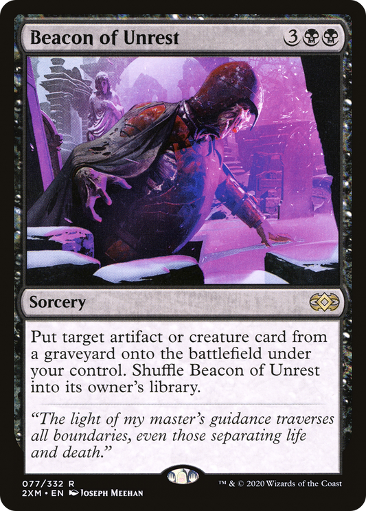 Beacon of Unrest (2XM-077) - Double Masters - Premium MTG Single from Wizards of the Coast - Just $0.25! Shop now at Game Crave Tournament Store