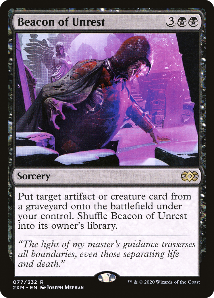 Beacon of Unrest (2XM-077) - Double Masters Foil - Premium MTG Single from Wizards of the Coast - Just $0.74! Shop now at Game Crave Tournament Store