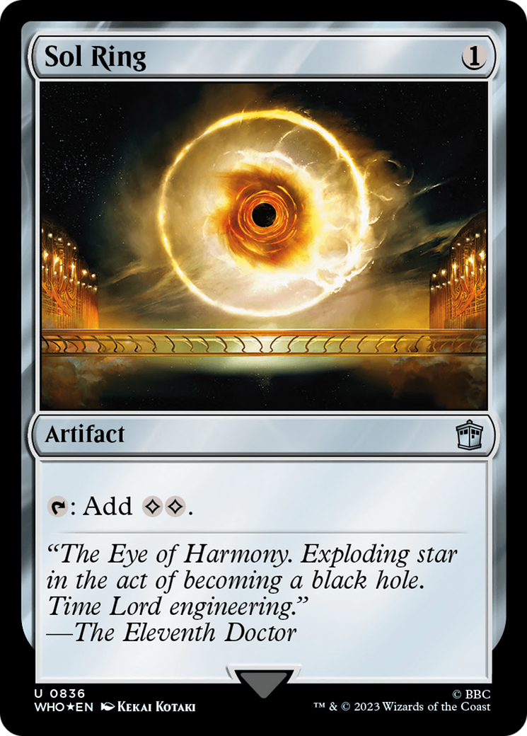 Sol Ring (WHO-836) - Doctor Who Foil - Premium MTG Single from Wizards of the Coast - Just $4.41! Shop now at Game Crave Tournament Store