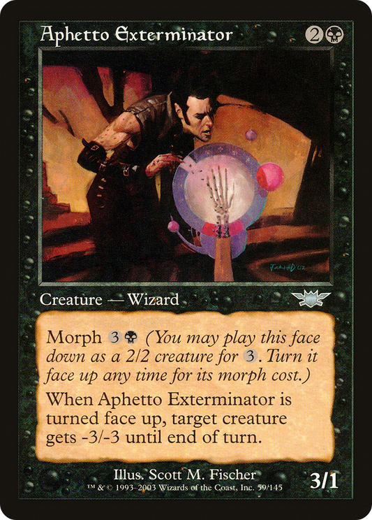 Aphetto Exterminator (LGN-059) - Legions Foil - Premium MTG Single from Wizards of the Coast - Just $0.43! Shop now at Game Crave Tournament Store