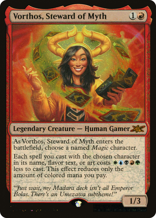 Vorthos, Steward of Myth (UNF-412) - Unfinity Foil - Premium MTG Single from Wizards of the Coast - Just $0.08! Shop now at Game Crave Tournament Store