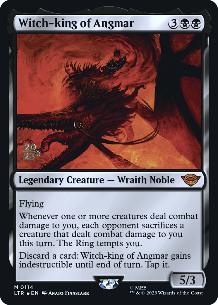 Witch-king of Angmar (PLTR-114S) - Tales of Middle-earth Promos Foil - Premium MTG Single from Wizards of the Coast - Just $2.14! Shop now at Game Crave Tournament Store