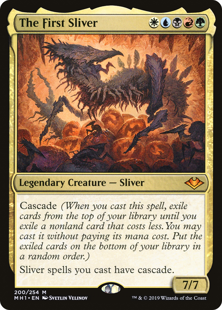 The First Sliver (MH1-200) - Modern Horizons - Premium MTG Single from Wizards of the Coast - Just $10.01! Shop now at Game Crave Tournament Store