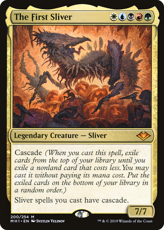 The First Sliver (MH1-200) - Modern Horizons - Premium MTG Single from Wizards of the Coast - Just $10.01! Shop now at Game Crave Tournament Store