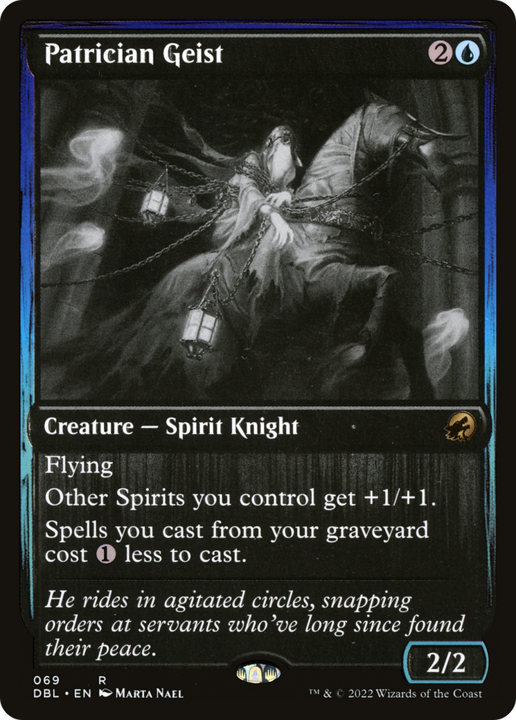 Patrician Geist (DBL-069) - Innistrad: Double Feature Foil - Premium MTG Single from Wizards of the Coast - Just $0.47! Shop now at Game Crave Tournament Store