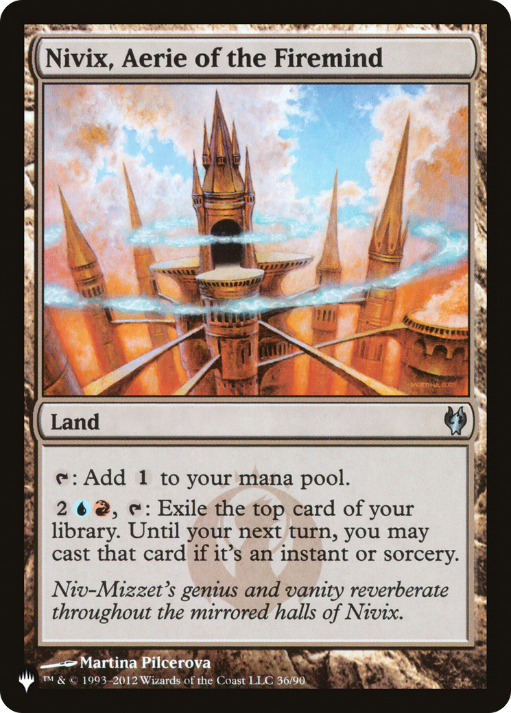 Nivix, Aerie of the Firemind (PLIST-1236) - The List - Premium MTG Single from Wizards of the Coast - Just $0.08! Shop now at Game Crave Tournament Store