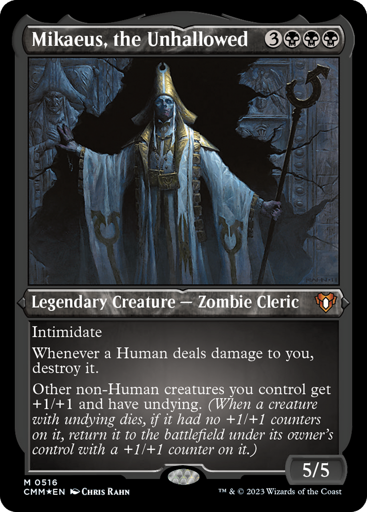 Mikaeus, the Unhallowed (CMM-516) - Commander Masters Etched Foil - Premium MTG Single from Wizards of the Coast - Just $3.11! Shop now at Game Crave Tournament Store