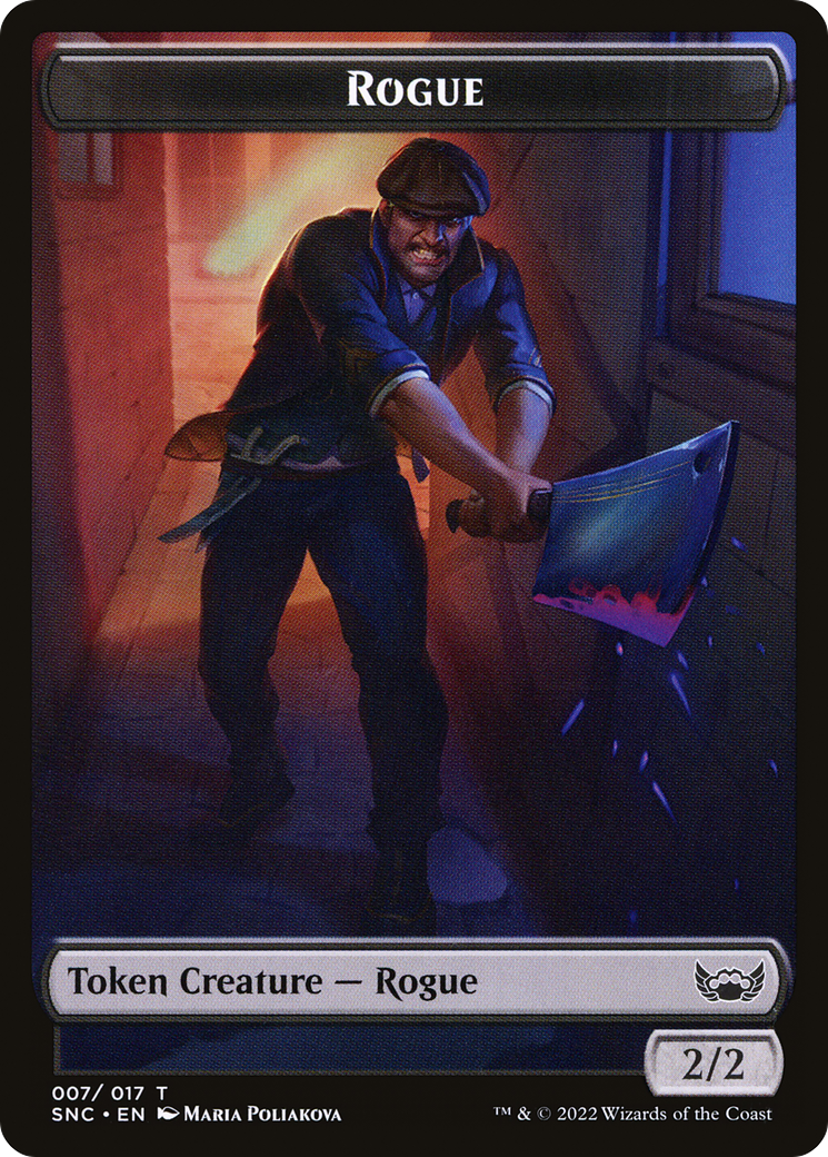 Rogue (TSNC-007) - Streets of New Capenna Tokens - Premium MTG Single from Wizards of the Coast - Just $0! Shop now at Game Crave Tournament Store