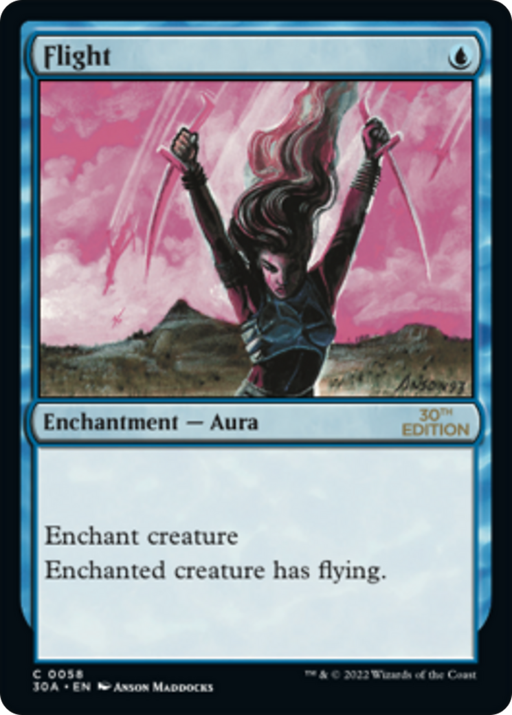 Flight (30A-058) - 30th Anniversary Edition - Premium MTG Single from Wizards of the Coast - Just $0.32! Shop now at Game Crave Tournament Store