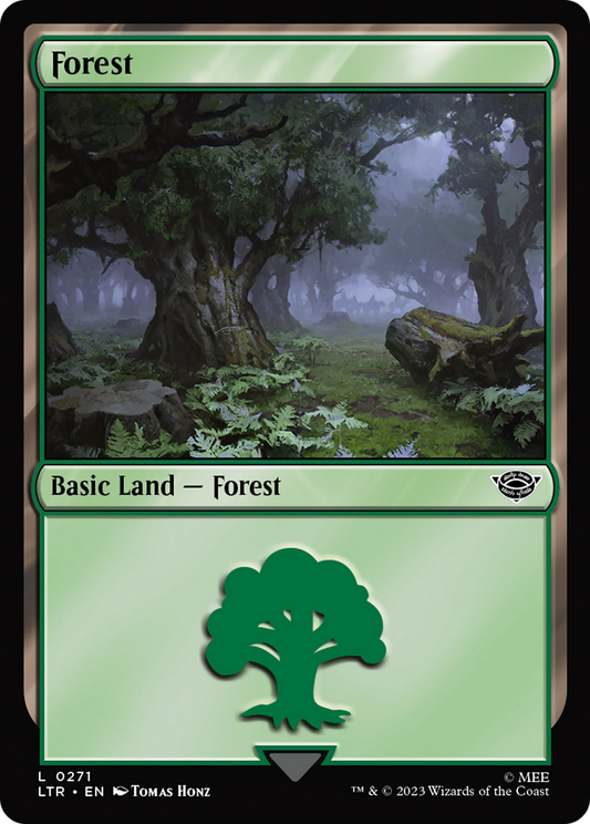 Forest (LTR-271) - The Lord of the Rings: Tales of Middle-earth - Premium MTG Single from Wizards of the Coast - Just $0.13! Shop now at Game Crave Tournament Store