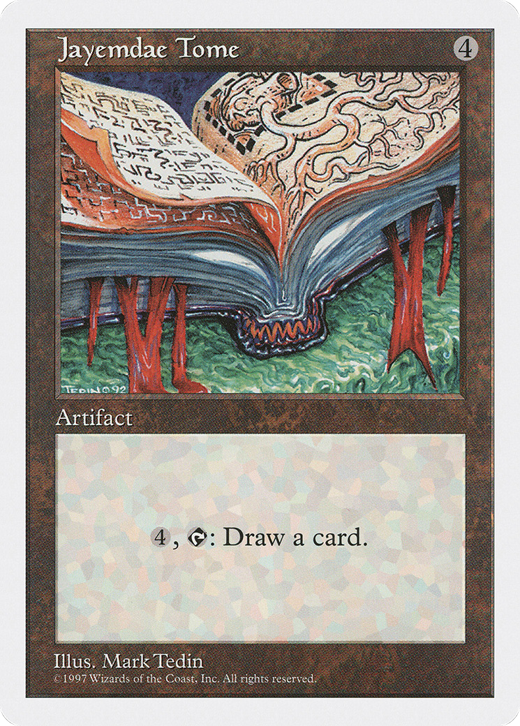 Jayemdae Tome (5ED-384) - Fifth Edition - Premium MTG Single from Wizards of the Coast - Just $0.30! Shop now at Game Crave Tournament Store