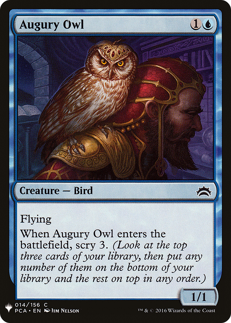 Augury Owl (MB1-293) - Mystery Booster - Premium MTG Single from Wizards of the Coast - Just $0.25! Shop now at Game Crave Tournament Store