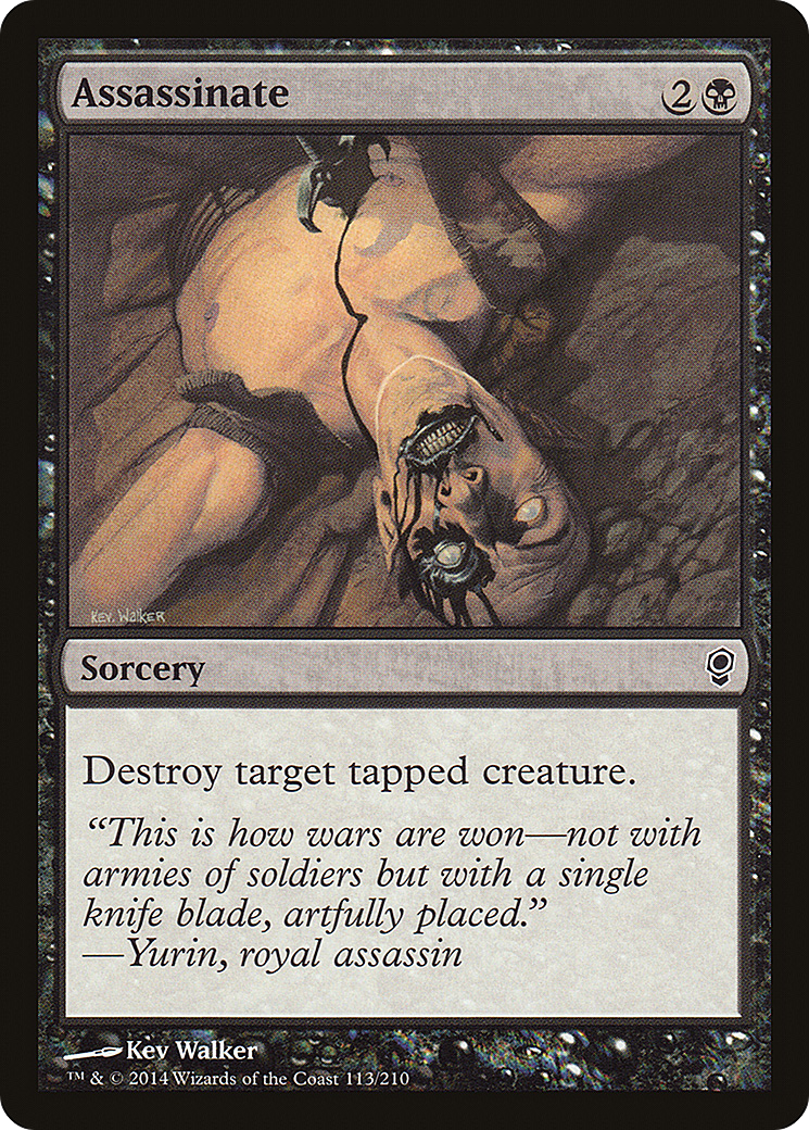 Assassinate (CNS-113) - Conspiracy - Premium MTG Single from Wizards of the Coast - Just $0.08! Shop now at Game Crave Tournament Store