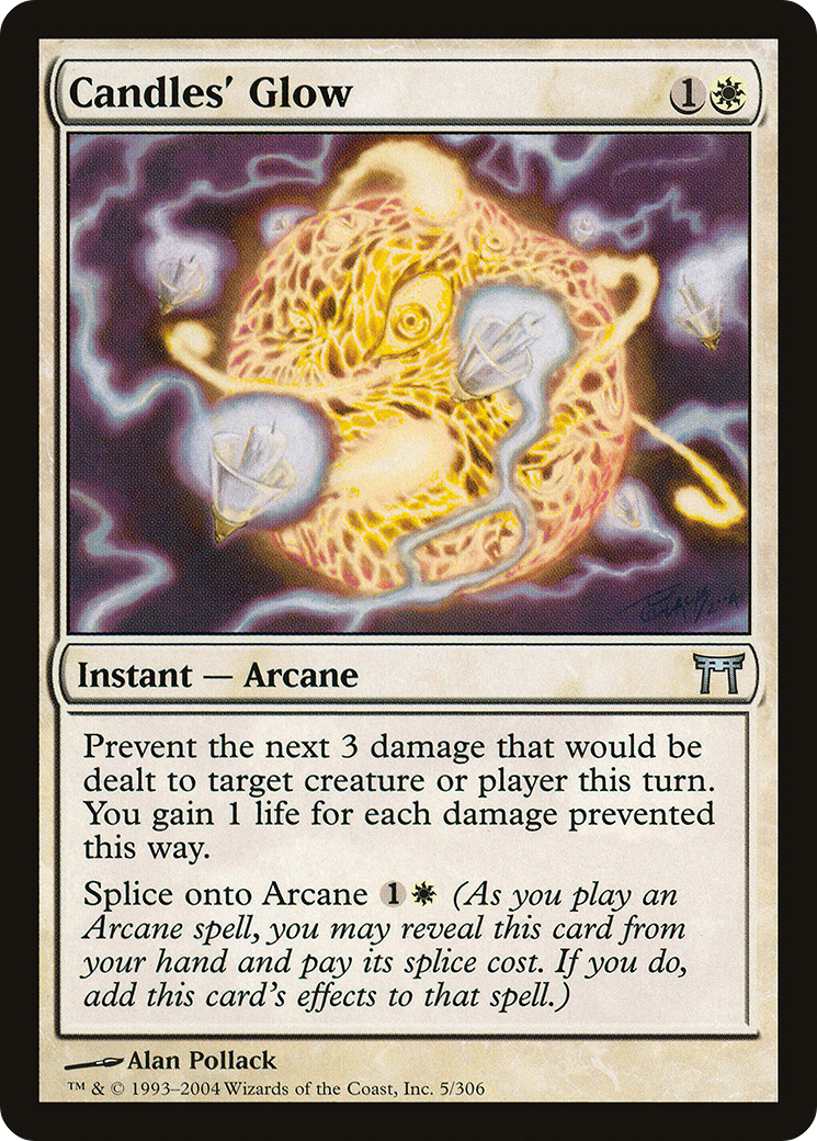 Candles' Glow (CHK-005) - Champions of Kamigawa Foil - Premium MTG Single from Wizards of the Coast - Just $0.12! Shop now at Game Crave Tournament Store