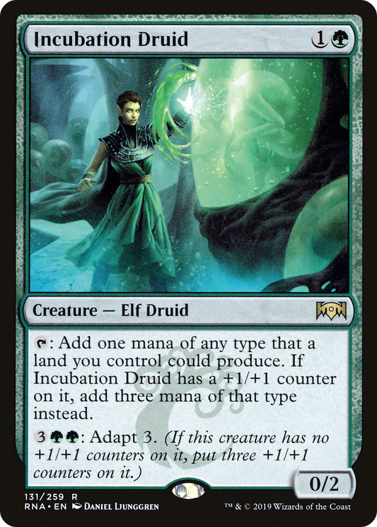 Incubation Druid (RNA-131) - Ravnica Allegiance - Premium MTG Single from Wizards of the Coast - Just $0.51! Shop now at Game Crave Tournament Store
