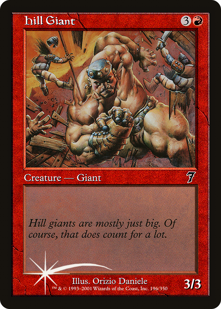 Hill Giant (7ED-196★) - Seventh Edition Foil - Premium MTG Single from Wizards of the Coast - Just $1.22! Shop now at Game Crave Tournament Store