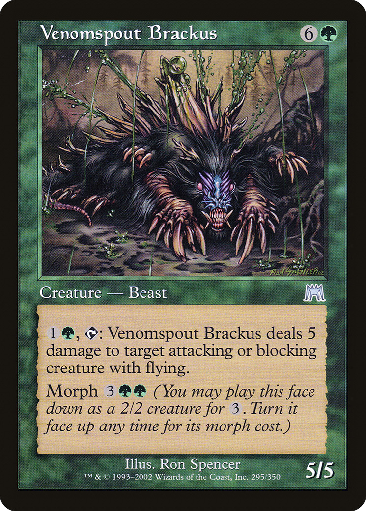 Venomspout Brackus (ONS-295) - Onslaught Foil - Premium MTG Single from Wizards of the Coast - Just $0.14! Shop now at Game Crave Tournament Store