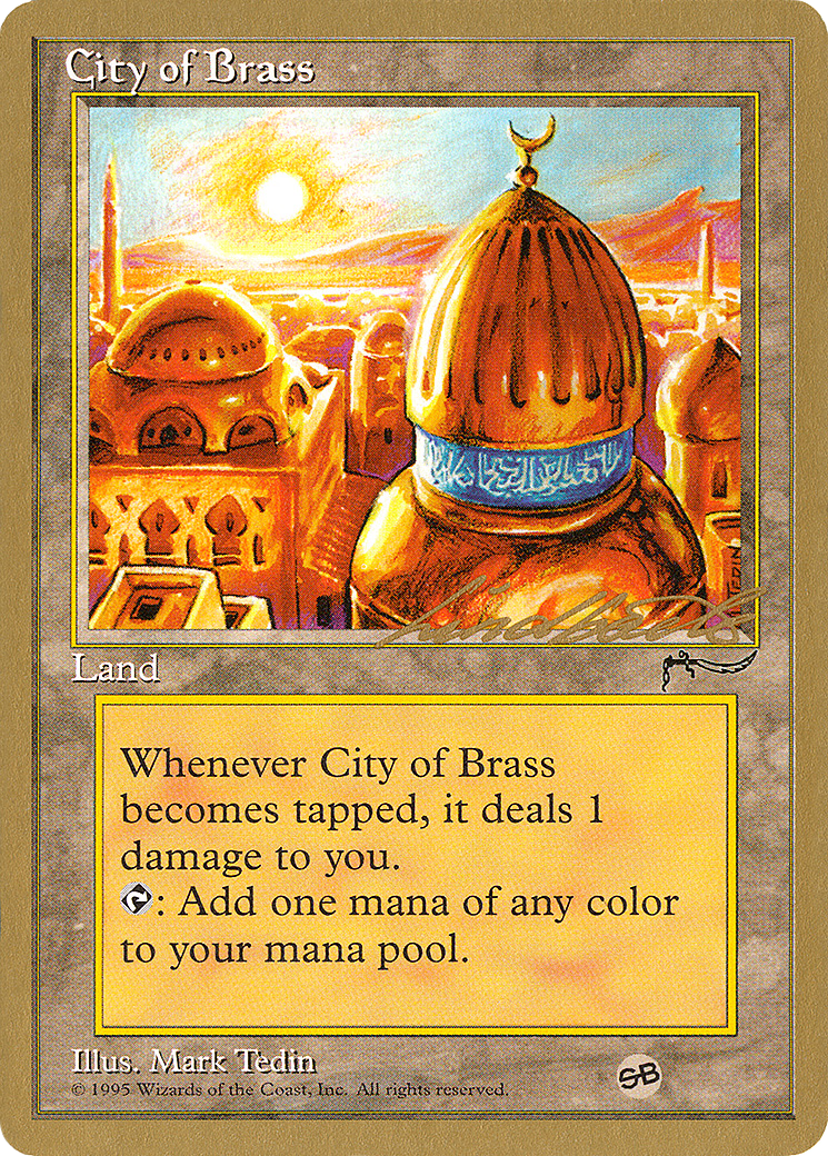 City of Brass (PTC-LL112SB) - Pro Tour Collector Set - Premium MTG Single from Wizards of the Coast - Just $2.08! Shop now at Game Crave Tournament Store