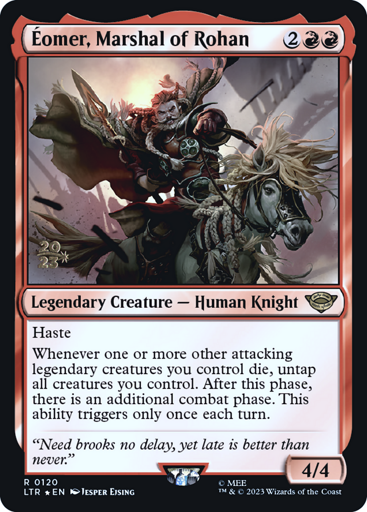 Éomer, Marshal of Rohan (PLTR-120S) - Tales of Middle-earth Promos Foil - Premium MTG Single from Wizards of the Coast - Just $0.80! Shop now at Game Crave Tournament Store