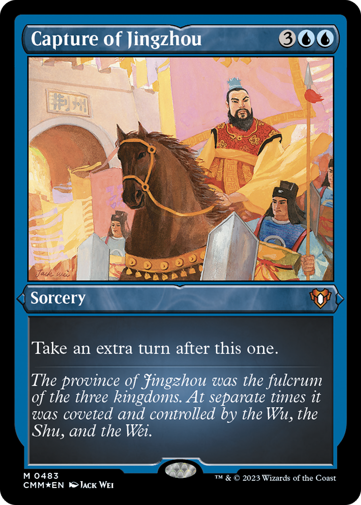 Capture of Jingzhou (CMM-483) - Commander Masters Etched Foil - Premium MTG Single from Wizards of the Coast - Just $3.59! Shop now at Game Crave Tournament Store