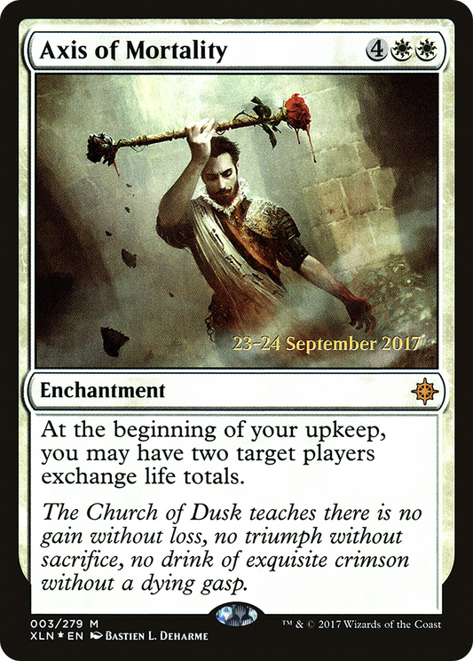 Axis of Mortality (PXLN-03S) - Ixalan Promos Foil - Premium MTG Single from Wizards of the Coast - Just $1.10! Shop now at Game Crave Tournament Store