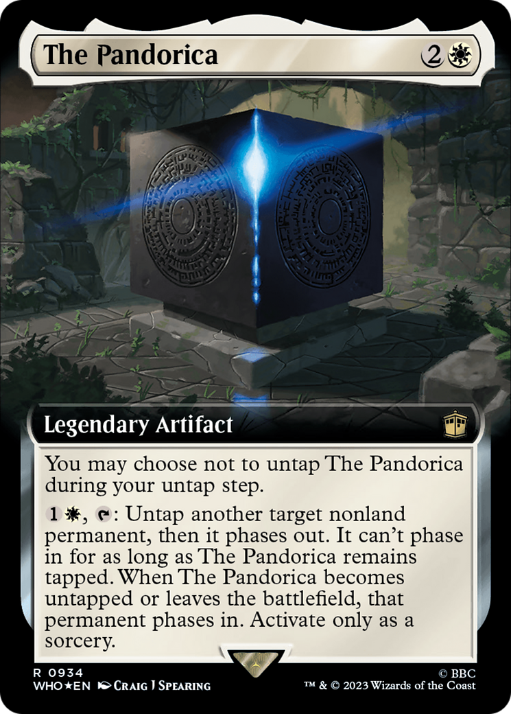 The Pandorica (WHO-934) - Doctor Who: (Extended Art) Foil - Premium MTG Single from Wizards of the Coast - Just $0.33! Shop now at Game Crave Tournament Store