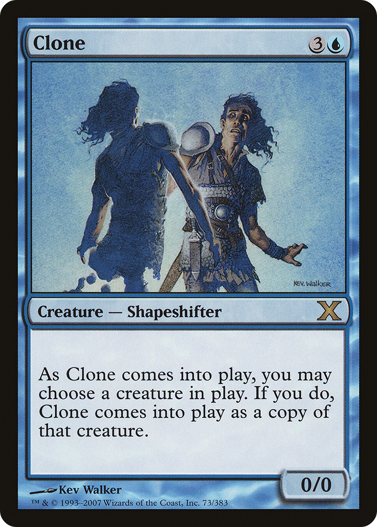 Clone (10E-073) - Tenth Edition Foil - Premium MTG Single from Wizards of the Coast - Just $3.78! Shop now at Game Crave Tournament Store
