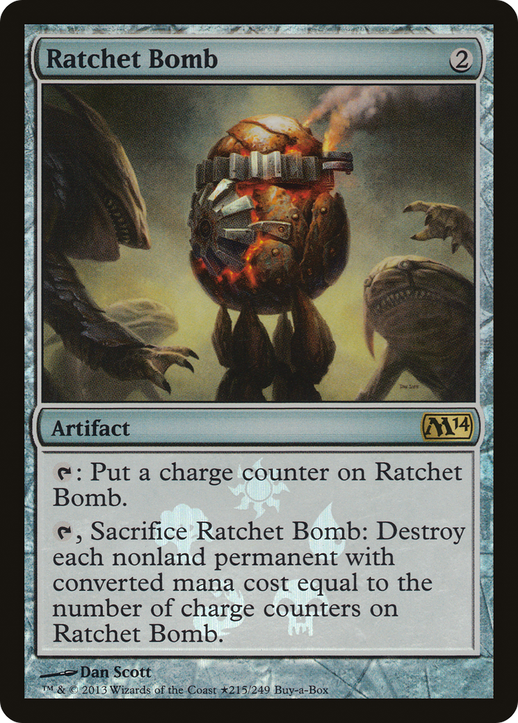 Ratchet Bomb (PM14-215★) - Magic 2014 Promos Foil - Premium MTG Single from Wizards of the Coast - Just $0.85! Shop now at Game Crave Tournament Store