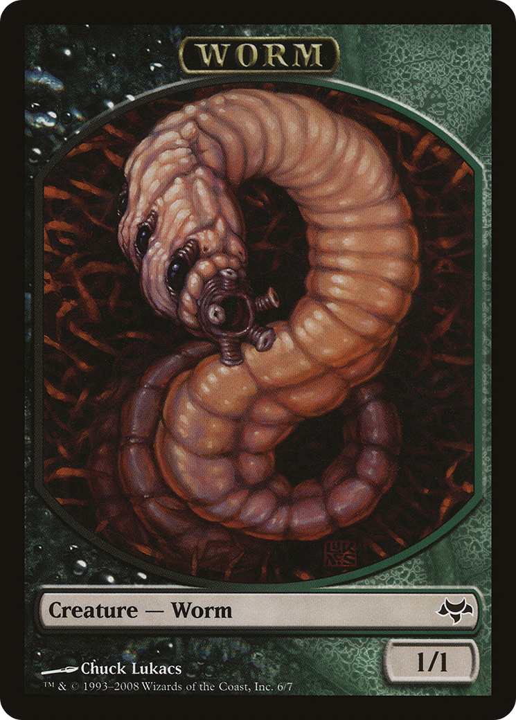 Worm (TEVE-006) - Eventide Tokens - Premium MTG Single from Wizards of the Coast - Just $0.94! Shop now at Game Crave Tournament Store