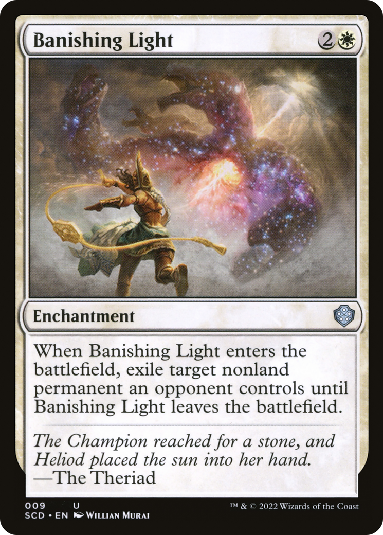 Banishing Light (SCD-009) - Starter Commander Decks - Premium MTG Single from Wizards of the Coast - Just $0.25! Shop now at Game Crave Tournament Store