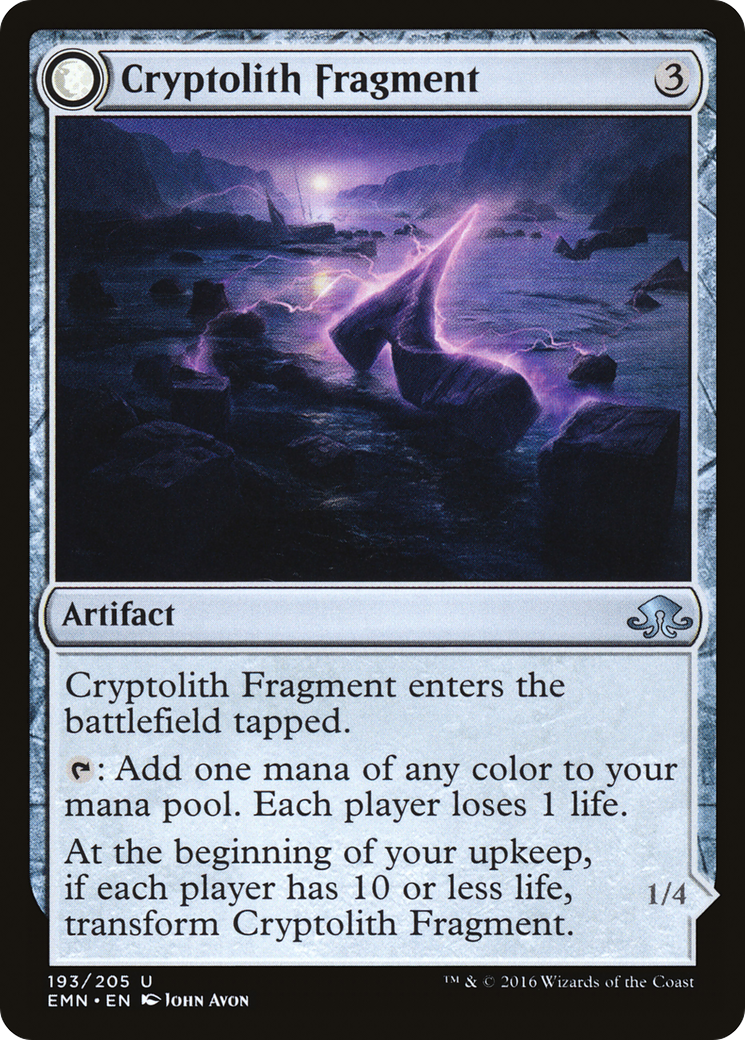 Cryptolith Fragment // Aurora of Emrakul (EMN-193) - Eldritch Moon: (mooneldrazidfc) - Premium MTG Single from Wizards of the Coast - Just $0.43! Shop now at Game Crave Tournament Store