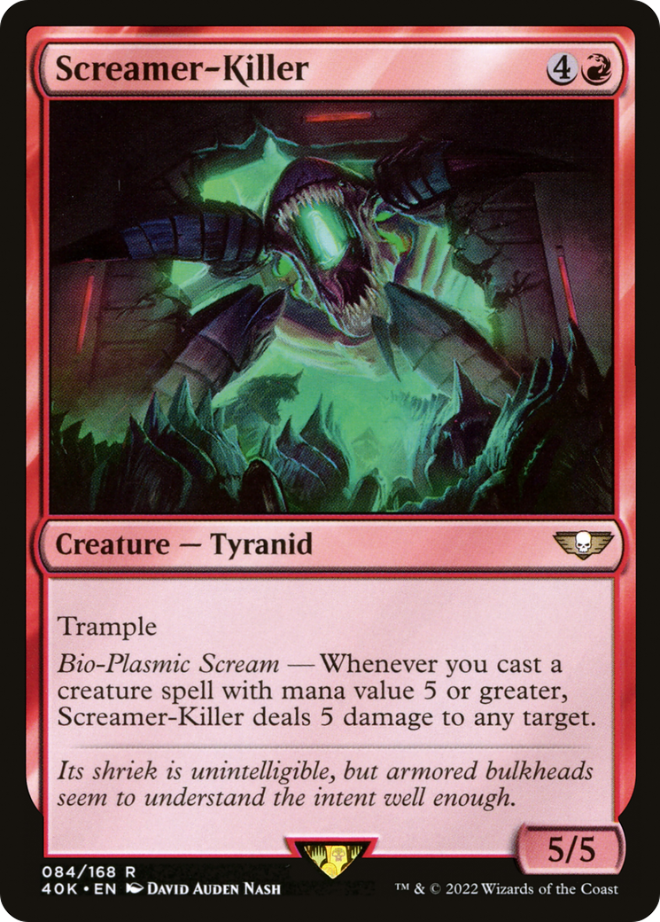 Screamer-Killer (40K-084) - Warhammer 40,000 Commander - Premium MTG Single from Wizards of the Coast - Just $0.32! Shop now at Game Crave Tournament Store