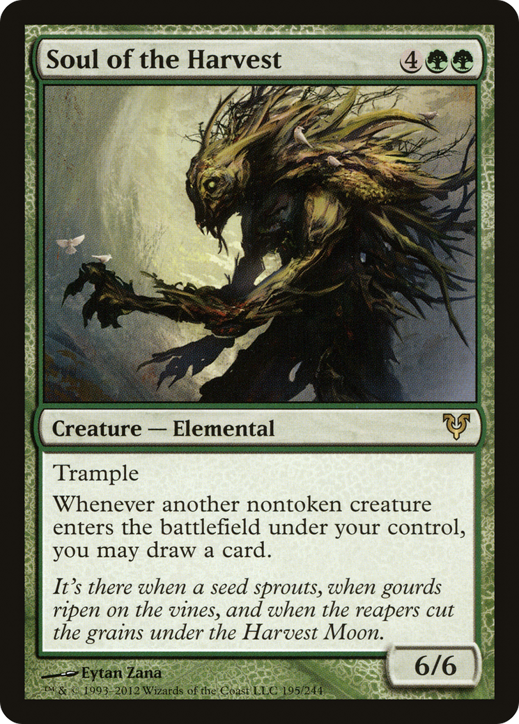 Soul of the Harvest (AVR-195) - Avacyn Restored Foil - Premium MTG Single from Wizards of the Coast - Just $12.26! Shop now at Game Crave Tournament Store