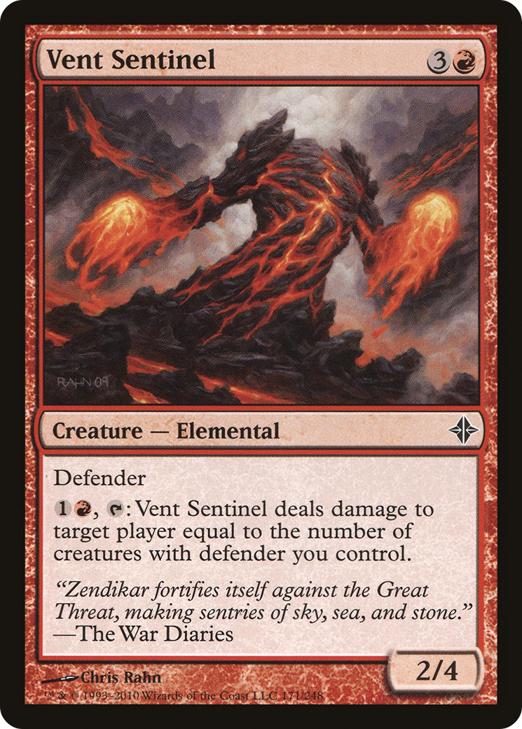 Vent Sentinel (ROE-171) - Rise of the Eldrazi Foil - Premium MTG Single from Wizards of the Coast - Just $0.08! Shop now at Game Crave Tournament Store