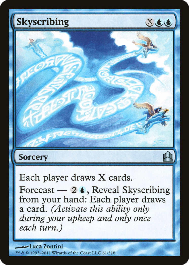 Skyscribing (CMD-061) - Commander 2011 - Premium MTG Single from Wizards of the Coast - Just $0.14! Shop now at Game Crave Tournament Store
