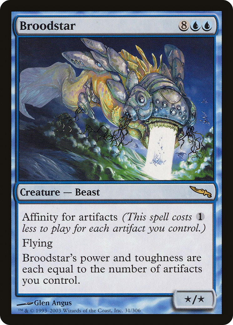 Broodstar (MRD-031) - Mirrodin - Premium MTG Single from Wizards of the Coast - Just $0.43! Shop now at Game Crave Tournament Store