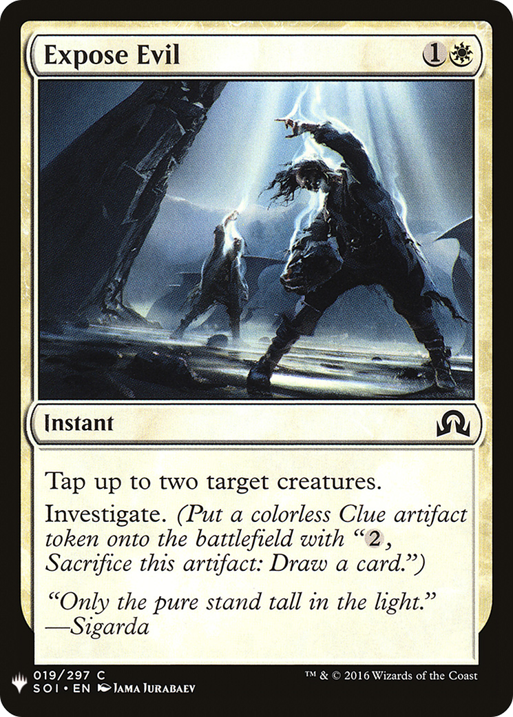Expose Evil (MB1-101) - Mystery Booster - Premium MTG Single from Wizards of the Coast - Just $0.08! Shop now at Game Crave Tournament Store