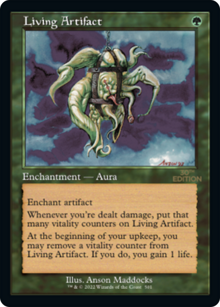 Living Artifact (30A-501) - 30th Anniversary Edition - Premium MTG Single from Wizards of the Coast - Just $26.40! Shop now at Game Crave Tournament Store