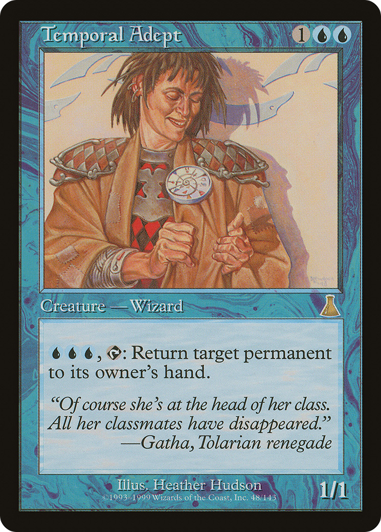 Temporal Adept (UDS-048) - Urza's Destiny - Premium MTG Single from Wizards of the Coast - Just $0.16! Shop now at Game Crave Tournament Store