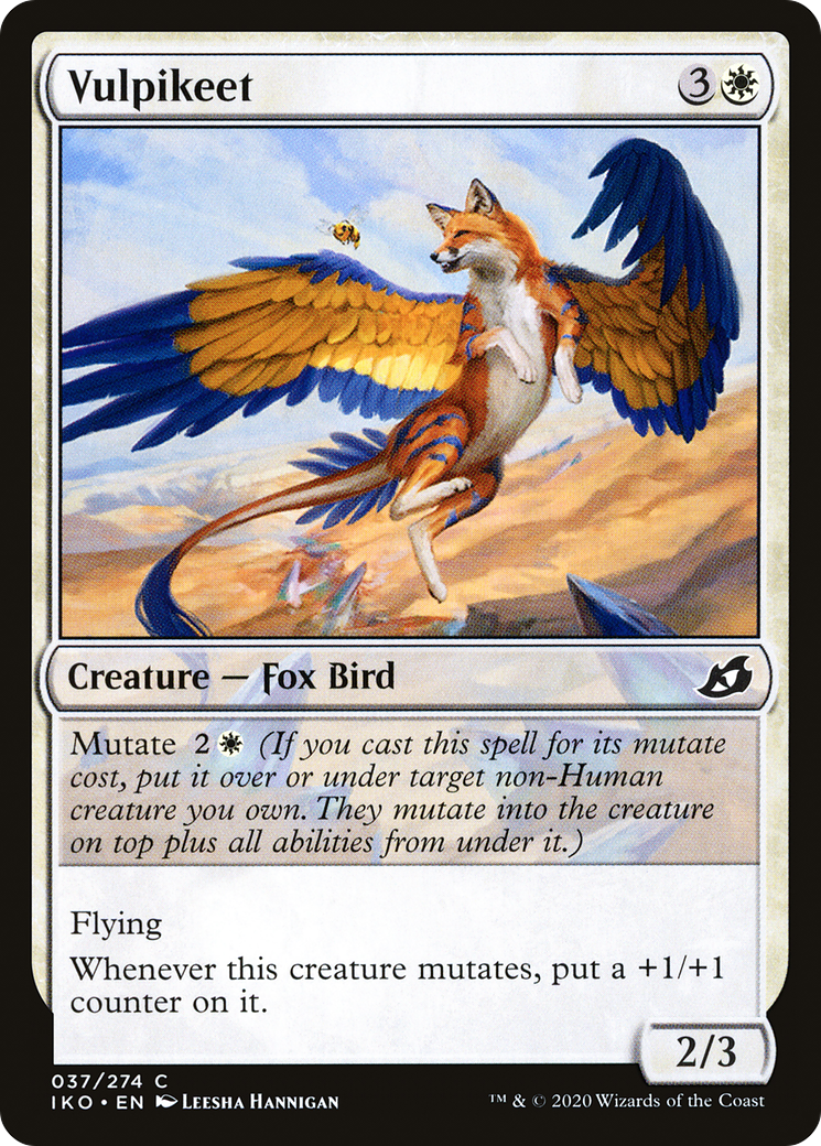 Vulpikeet (IKO-037) - Ikoria: Lair of Behemoths - Premium MTG Single from Wizards of the Coast - Just $0.08! Shop now at Game Crave Tournament Store