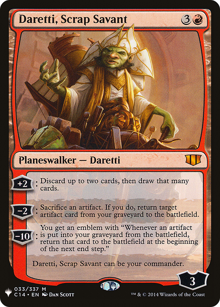 Daretti, Scrap Savant (MB1-898) - Mystery Booster - Premium MTG Single from Wizards of the Coast - Just $0.14! Shop now at Game Crave Tournament Store