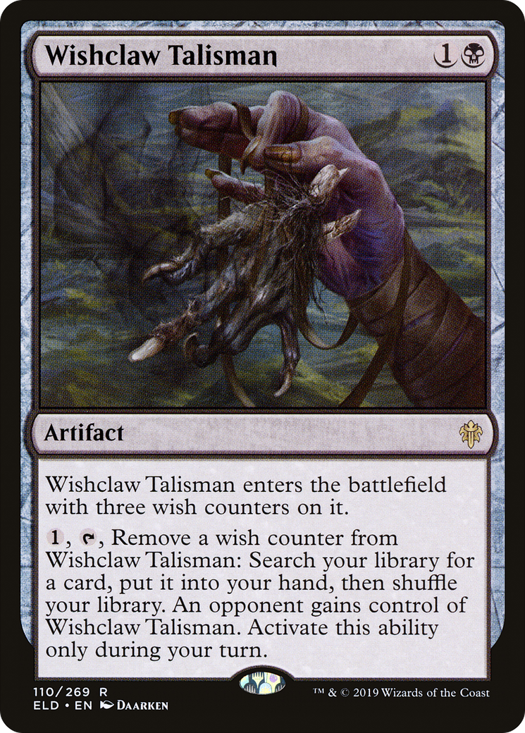 Wishclaw Talisman (ELD-110) - Throne of Eldraine Foil - Premium MTG Single from Wizards of the Coast - Just $1.32! Shop now at Game Crave Tournament Store