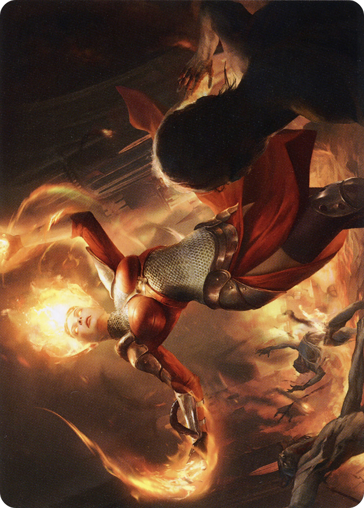 Light Up the Night // Light Up the Night (AMID-043) - Midnight Hunt Art Series (Borderless) Foil - Premium MTG Single from Wizards of the Coast - Just $0! Shop now at Game Crave Tournament Store