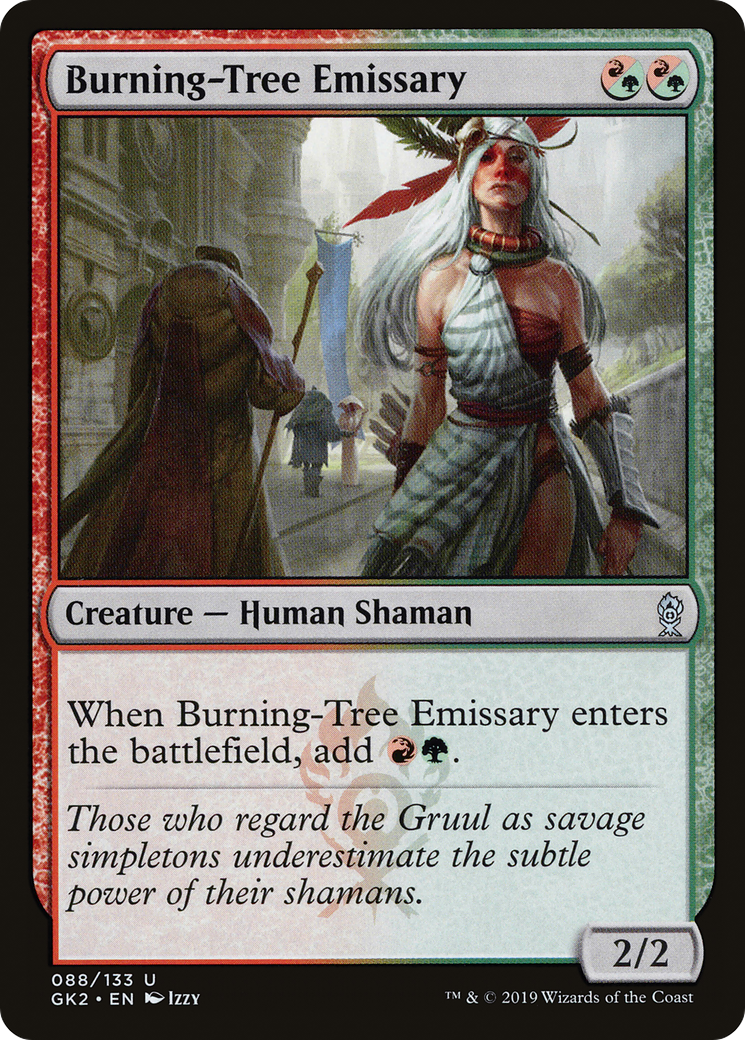 Burning-Tree Emissary (GK2-088) - RNA Guild Kit - Premium MTG Single from Wizards of the Coast - Just $0.25! Shop now at Game Crave Tournament Store